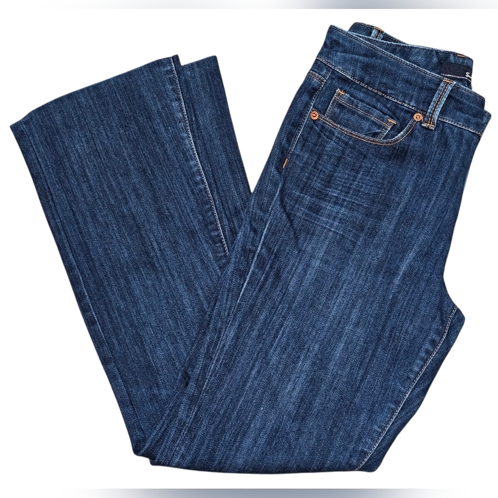Seven7 Studio Mid-Rise Women's Sexy Flare Jeans, Size 4, Like New! - Picture 4 of 7